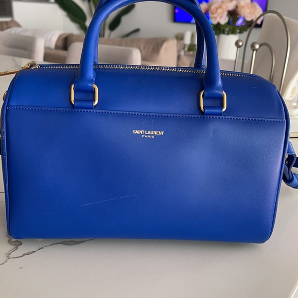 NEW SAINT LAURENT YSL Barca Duffle Bag with strap - Picture 10 of 16